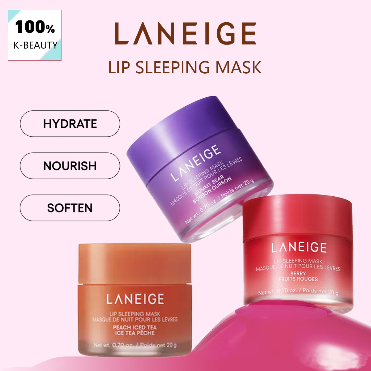 ลาเนจ ลิปสลีปปิ้งมาส์ก 20 กรัม - Skincare Laneige บทวิจารณ์และราคา