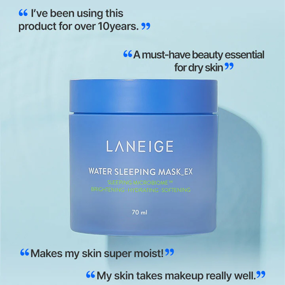 LANEIGE วอเตอร์สลีปปิ้งมาส์ก 7 - Skincare Laneige บทวิจารณ์และราคา