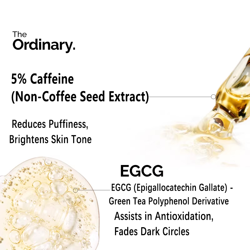 เซรั่มคาเฟอีน 5% + EGCG 30 มล. - Caffeine Eye Serum บทวิจารณ์และราคา