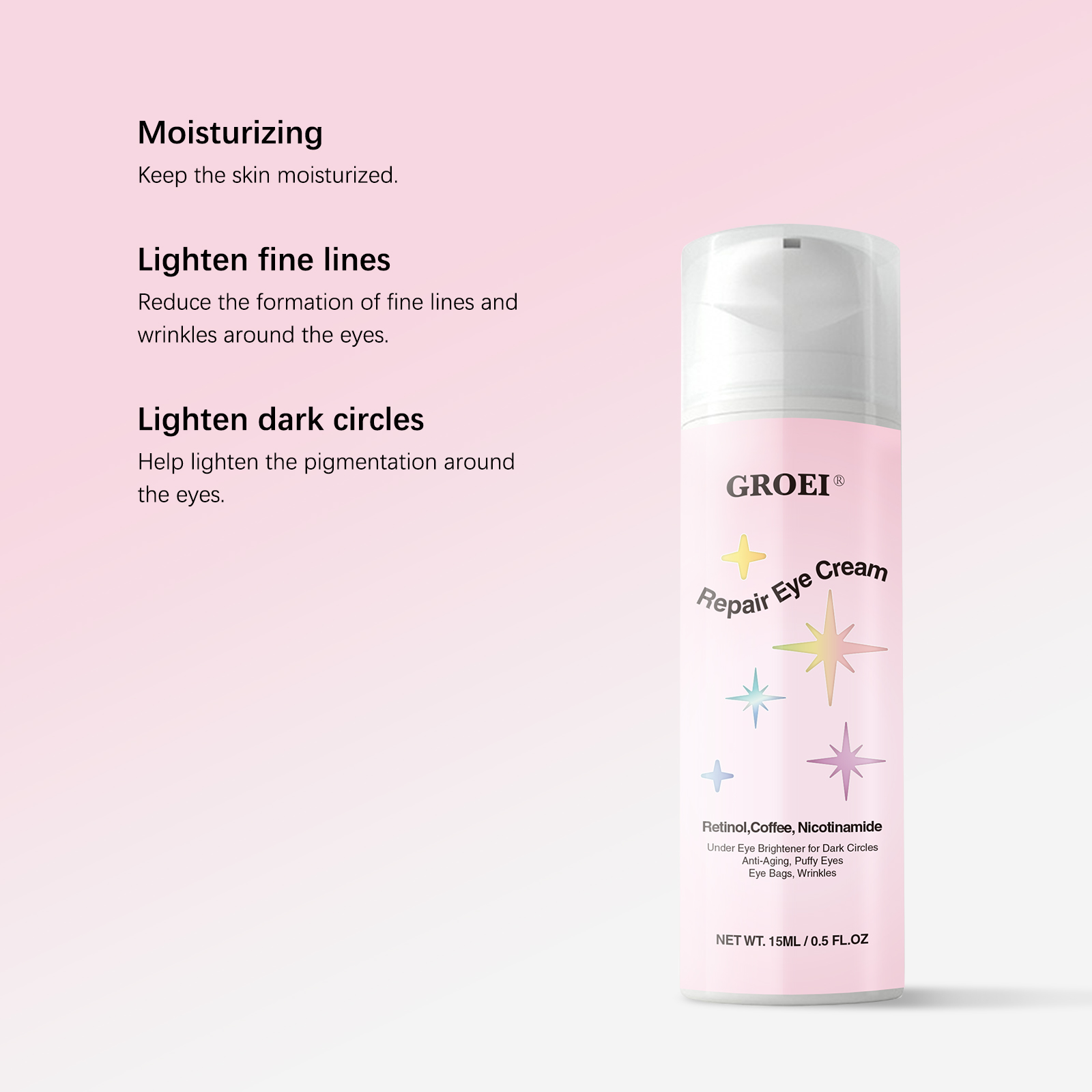 ครีมบำรุงรอบดวงตา 15 มล. เรติน - Caffeine Eye Serum บทวิจารณ์และราคา